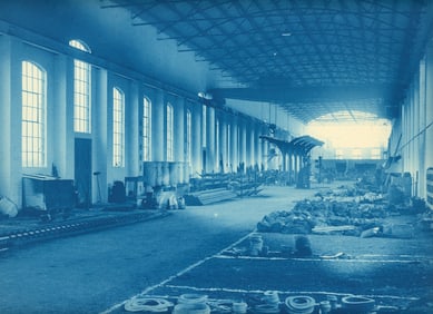 CYANOTYPE. Industrial - Blidworth Colliery. C1924