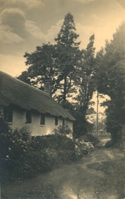 ENGLAND. Village Scene - Dunster, Somerset. C1925