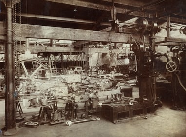 INDUSTRIAL. Miguy's Latest Machinery. c1900