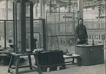 INDUSTRIAL. Testing High Voltage Ceramic Insulators. C1950
