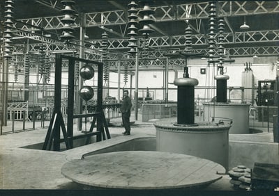 INDUSTRIAL. Ceramic Insulator Factory. C1950