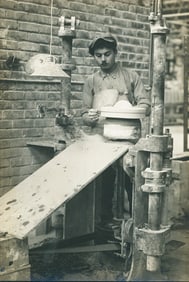 INDUSTRIAL. Making Ceramic Insulators. C1950