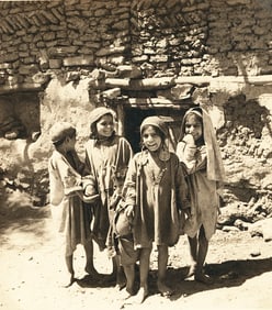 KASHMIR. Village Children. c1937