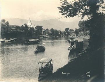 KASHMIR. 5 Photographs of Kashmir by Burton Holmes. c1920