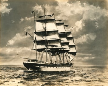 SAILING. The Barque Talavera. c1925