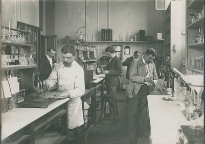 SCIENCE. Scientists at Work. c1900