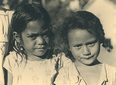 TAHITI. Tahitian Children. C1950
