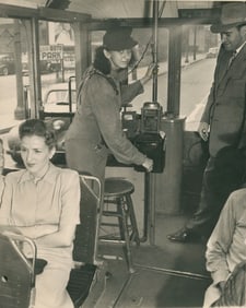 U.S.A. Los Angeles Trolley Car, California, c1930