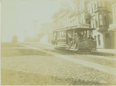 U.S.A. San Francisco Trolley Car, California, c1900