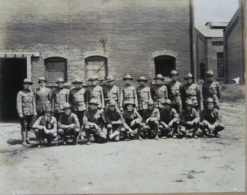 WORLD WAR. Goodyear Tires Company Volunteers. c1918