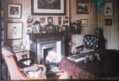 AUTOCHROME. Interior of a Dining Room. C1920