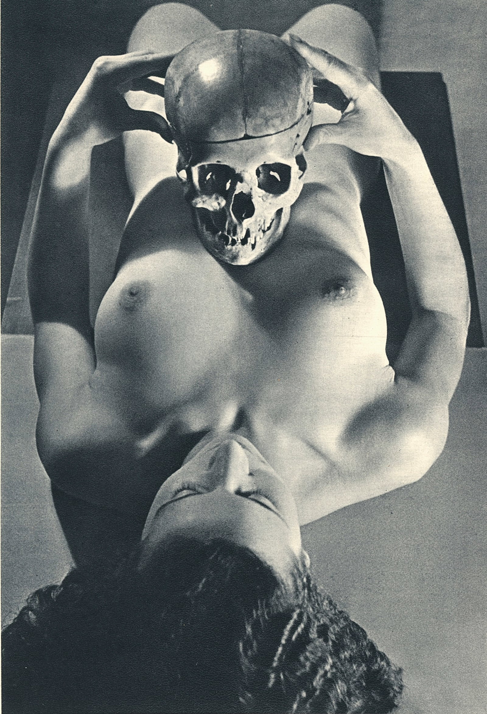 Nude by Andre Steiner. C1947: Nude by Andre Steiner. (1901 - 1978). Through his technical background in engineering, Hungarian born Steiner's scientific approach to the medium of photography influenced his precise and perfectionis