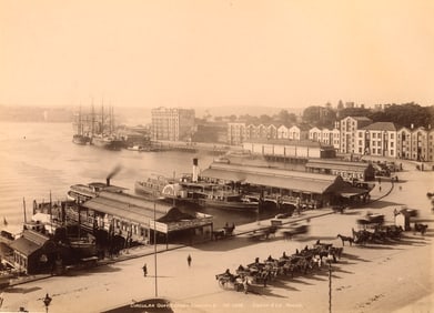 AUSTRALIA. Circular Quay, Sydney. C1880