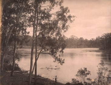 AUSTRALIA. The Old Crossing, Lake Tyers, Victoria, Australia. C1875