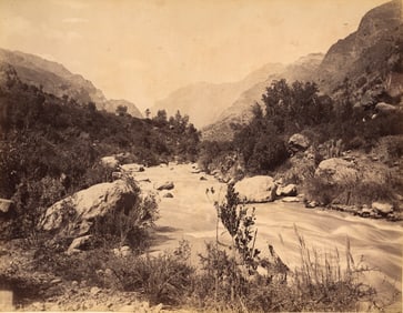 CHILE. Aconcagua River, Uspallata Pass. C1875