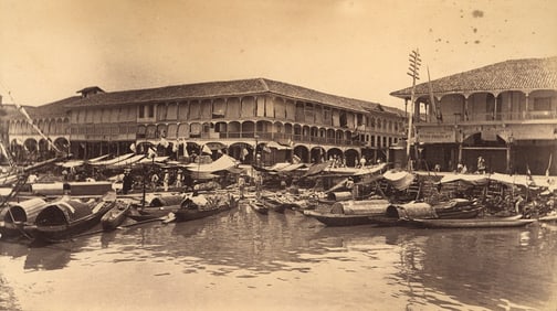 ECUADOR. Guayaquil Market, Ecuador. C1880