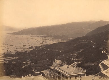 HONG KONG. Hong Kong Harbour, c1875