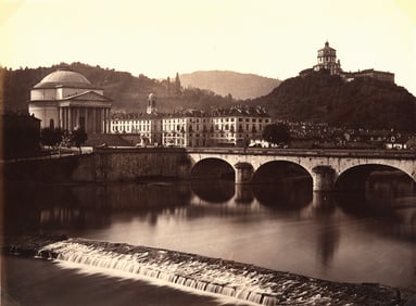 ITALY. Torino (Turin) on the West Bank of the River Po.. C1880.