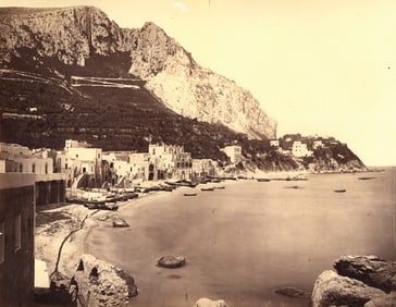 ITALY. Capri, the Marina. C1870