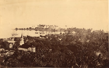 SAMOA. Panorama of Samoa. C1865