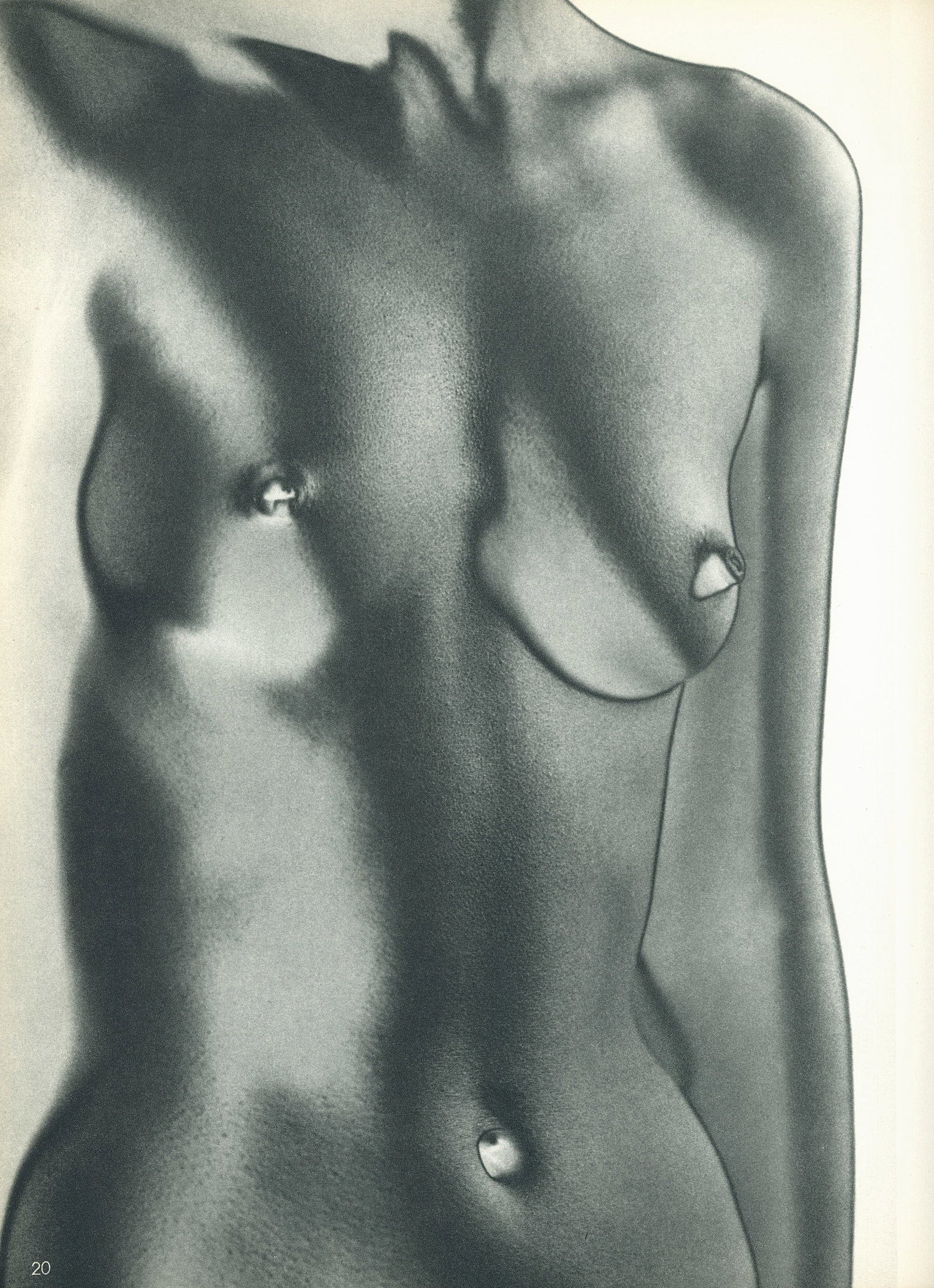 Nude by Gerhard Kerff. c1954: Nude by Gerhard Kerff. C1954. 11.75 x 8.25 in. reverse: Nude by Dr. Mario Finazzi. 11.75 x 9.5 in. Image larger than scan