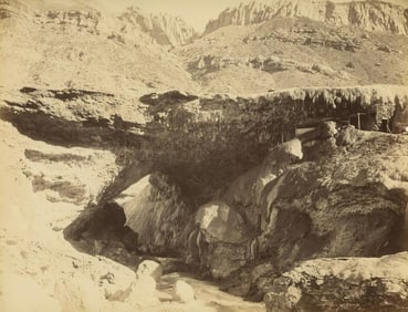 ARGENTINA. Puenta Del Inca, Y Banos, Cordillera de Los Andes, c1875