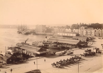 AUSTRALIA. Circular Quay, Sydney, Australia. C1880