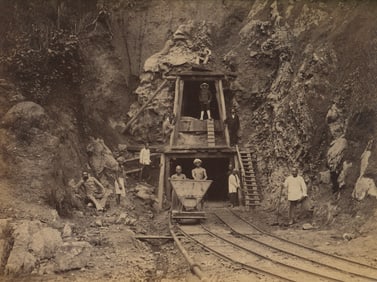 BRUNEI. Coalmines of Moeara, Kelaban. C1875.