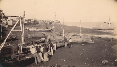 COSTA RICA. Port Limon. c1880