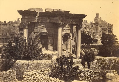 EGYPT. The Circular Temple, Baalbec. C1860