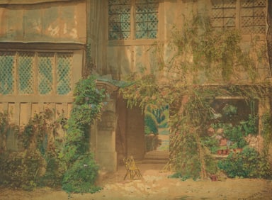 Hand-painted English Photograph. c1868