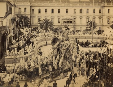 FRANCE. Mardi Gras Carnival, Nice, France. C1880