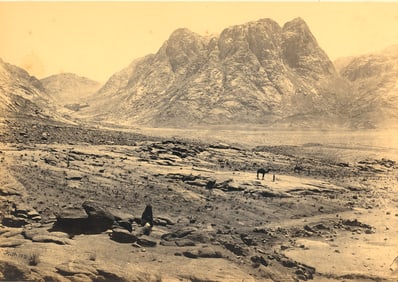 HOLY LAND. Mount Horeb, Sinai. c1860