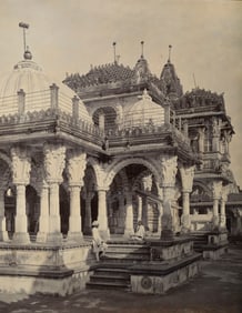 INDIA. Ahmedabad Jain Temple. C1875.