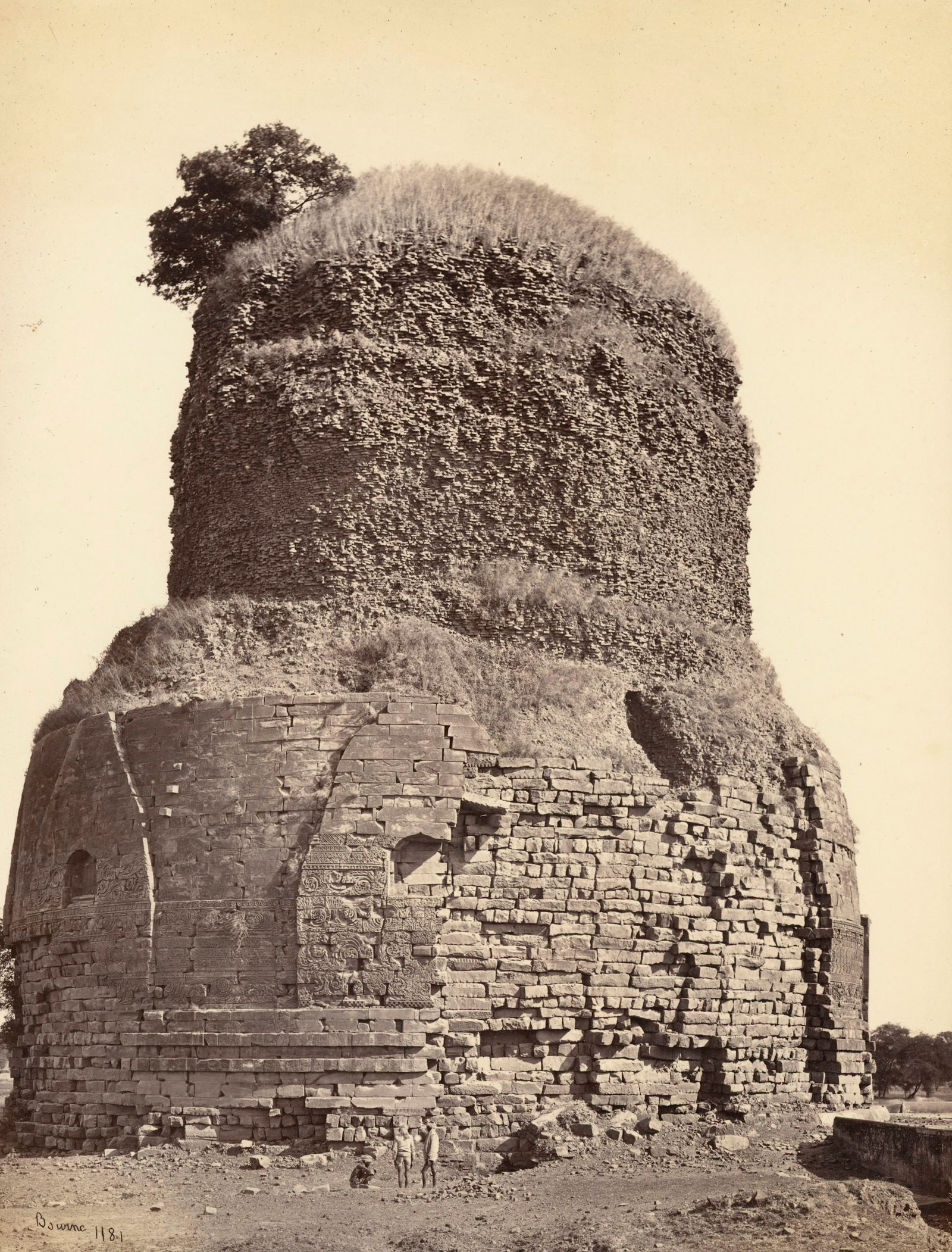 INDIA. Buddhist Tope at Sarnath. C1875 (1 of 1)