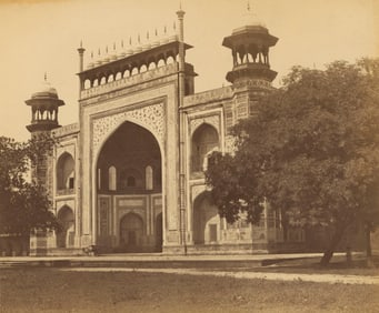 INDIA. Entrance Gate to the Taj Mahal. C1865