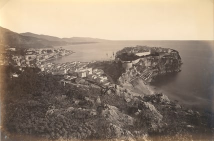 MONACO. Panorama of the Principality. C1880