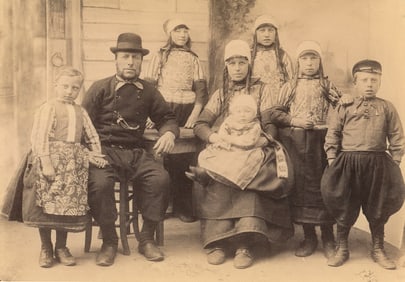 NETHERLANDS. Marken Island Family. c1880
