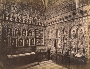 OSSUARY. Ossuary, Cologne Cathedral, Germany. C1875