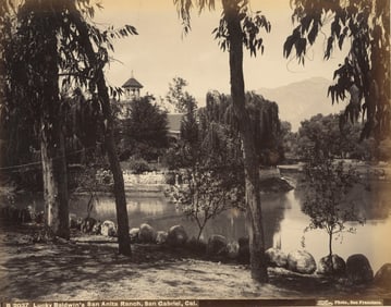 U.S.A. Lucky Baldwin’s San Anita Ranch, San Gabriel, California. C1875