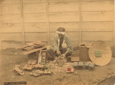 JAPAN. Haire or Shoe Maker. C1880