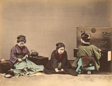 JAPAN. Geisha & their wardrobe. c1885