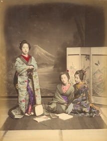 JAPAN. Maeko, Apprentice Geisha. c1875