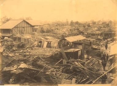 JAPAN. Osaka Earthquake, 1891