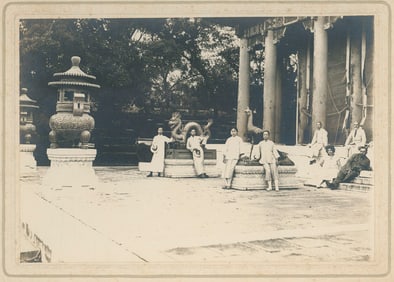 CHINA. Vestibule of the Emperor's Summer Palace, Longevity Mountain, Peking. C1920