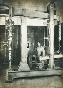 INDUSTRIAL. Testing Ceramic Insulators. C1950