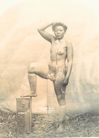 SOUTH AFRICA. Amikosa Maiden, Xhosa Tribe. c1900.