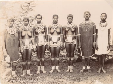 ZULU. Maidens. C1900