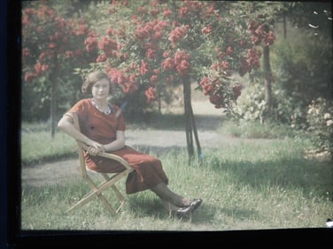 AUTOCHROME. Blossom Time. C1910.
