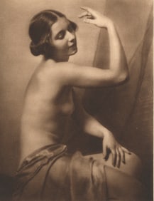 Hungarian Nude by Prof. Jozsef Pecsi. c1925
